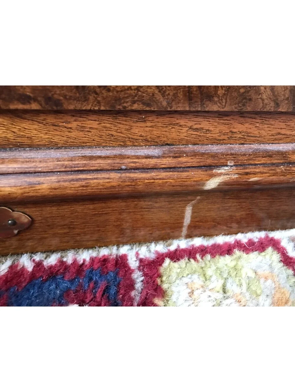 Vintage 1972 Thomasville Stroupe Mirror solid Wood Boho 49